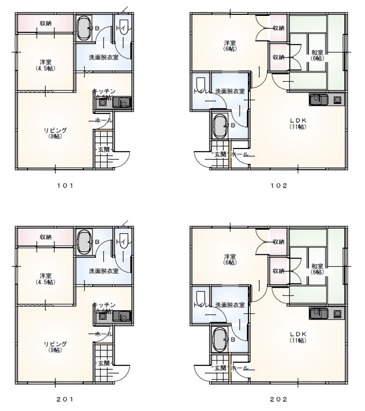 【既存物件】【事業用既存共同住宅】富良野市西町４４０３番４８